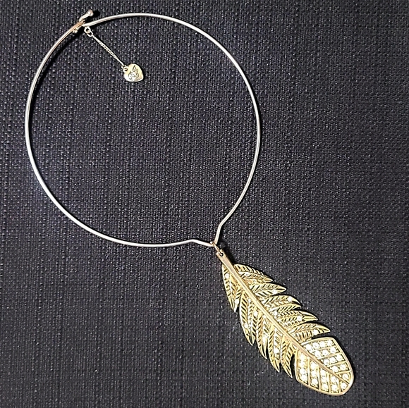 BJ Indian Summer Large Feather Choker - Picture 6 of 6